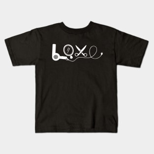 Hair Stylist Love Kids T-Shirt